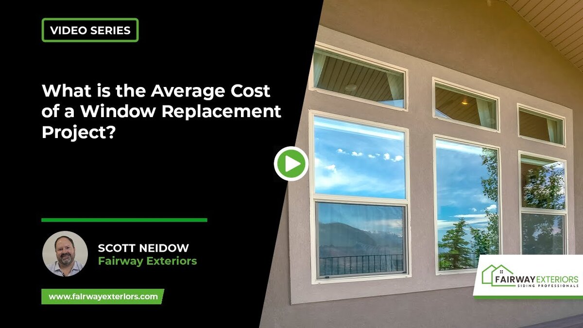 cost of a window replacement project