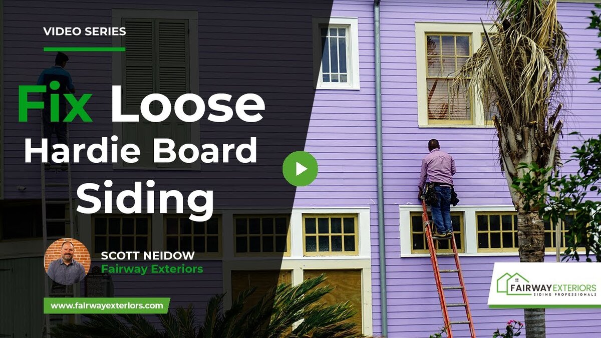 loose hardie board siding