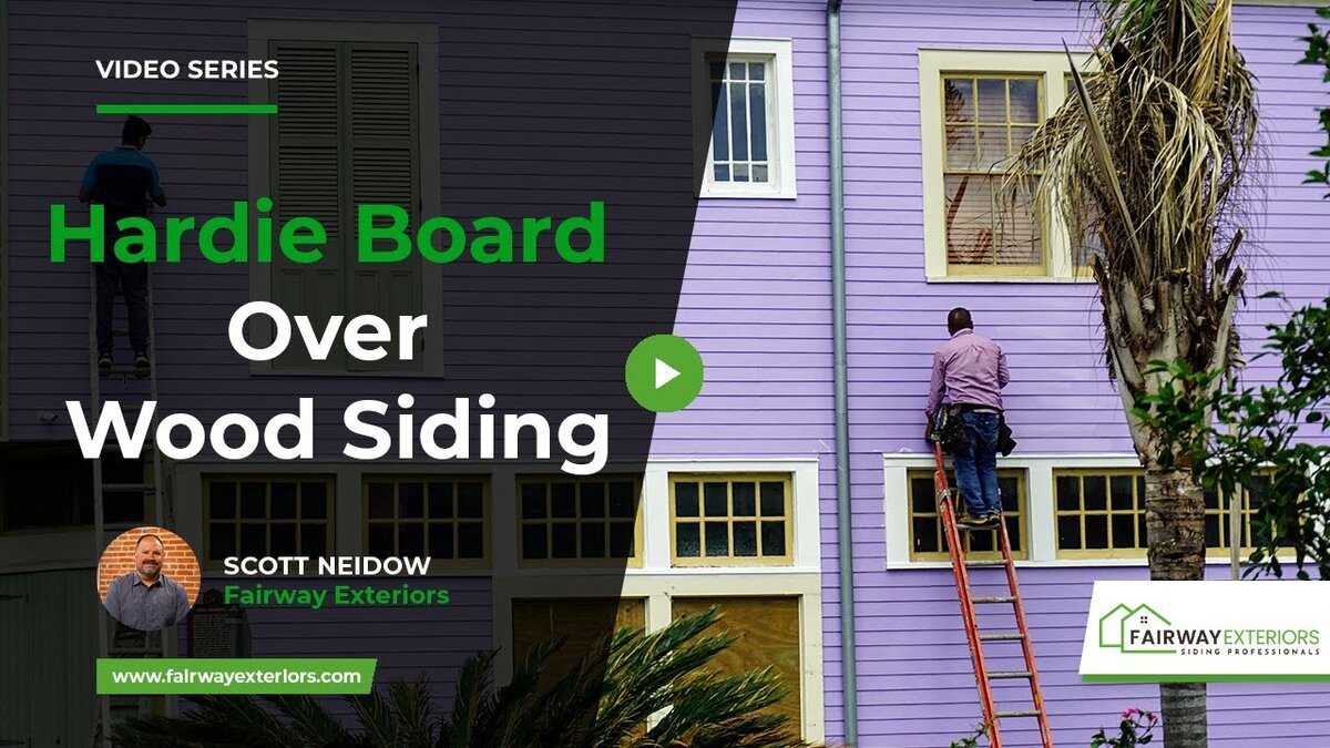 hardie board over wood